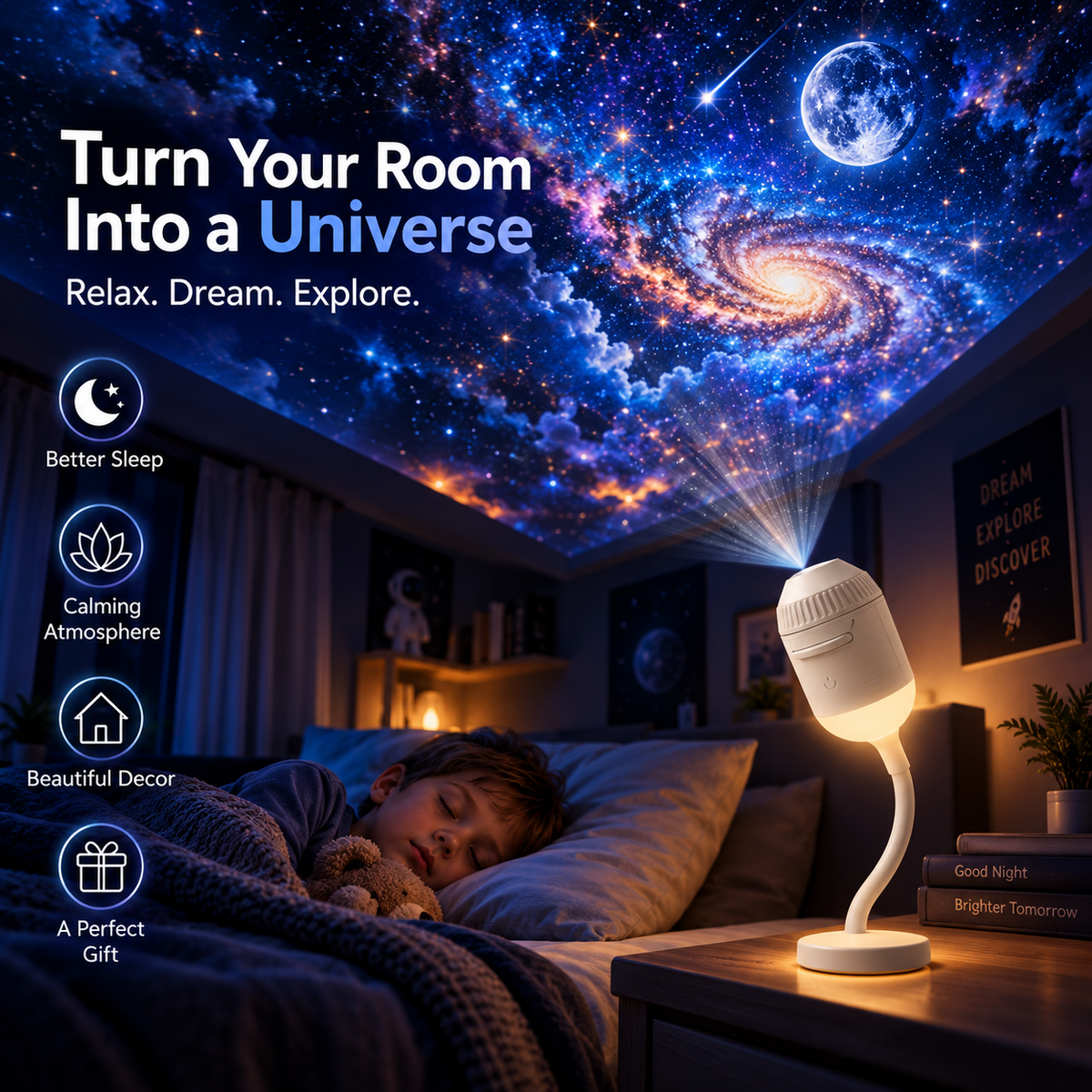 24-Lens Galaxy Star Projector